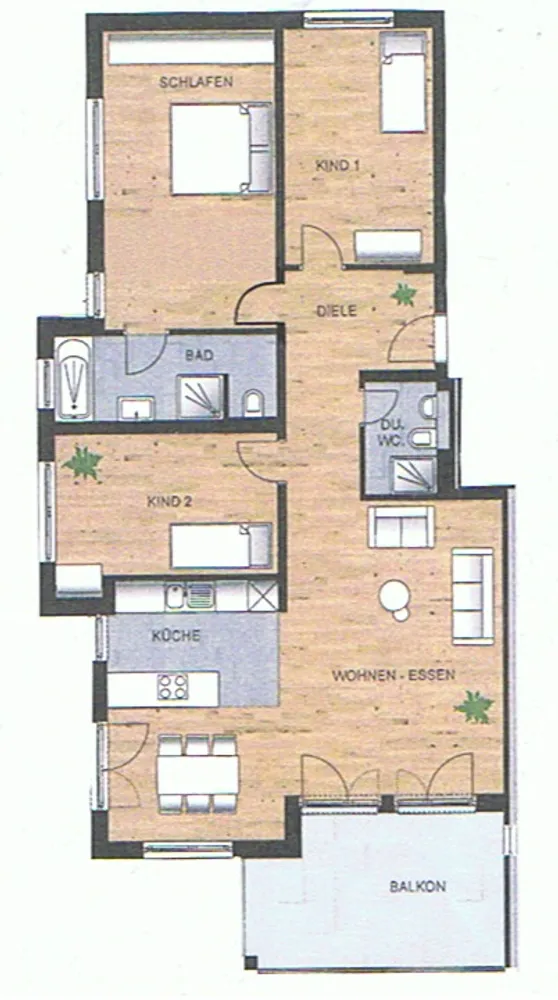 4 Zimmer Wohnung mit 117 m² in Wiesbaden – Bild 4