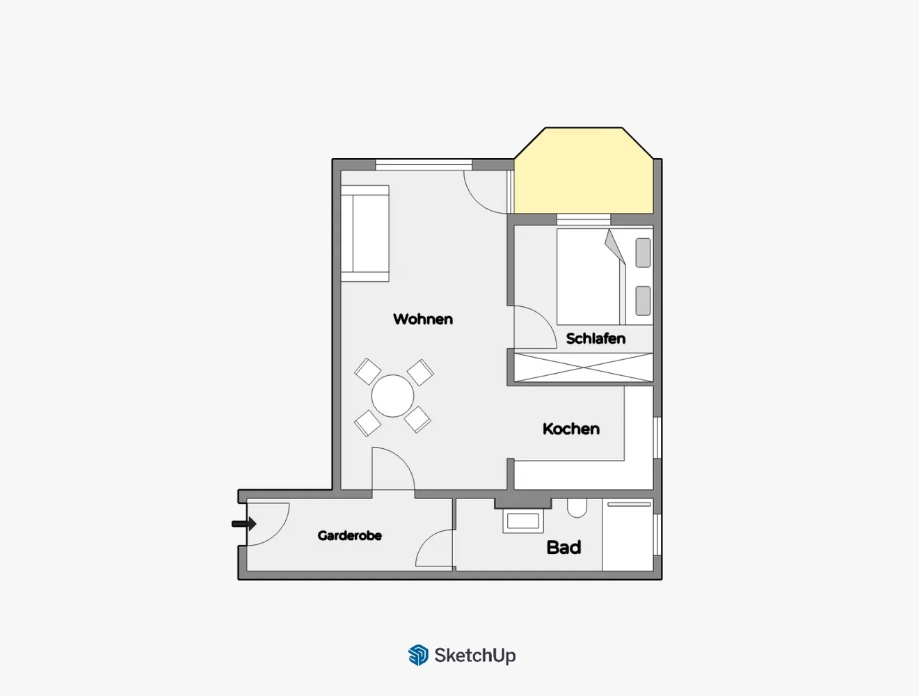 2 Zimmer Wohnung mit 54 m² in Mainz – Bild 8