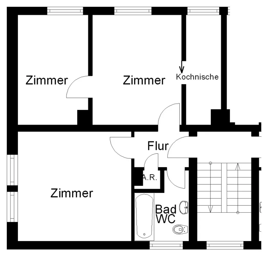 3 Zimmer Wohnung mit 63 m² in Osnabrück – Bild 9