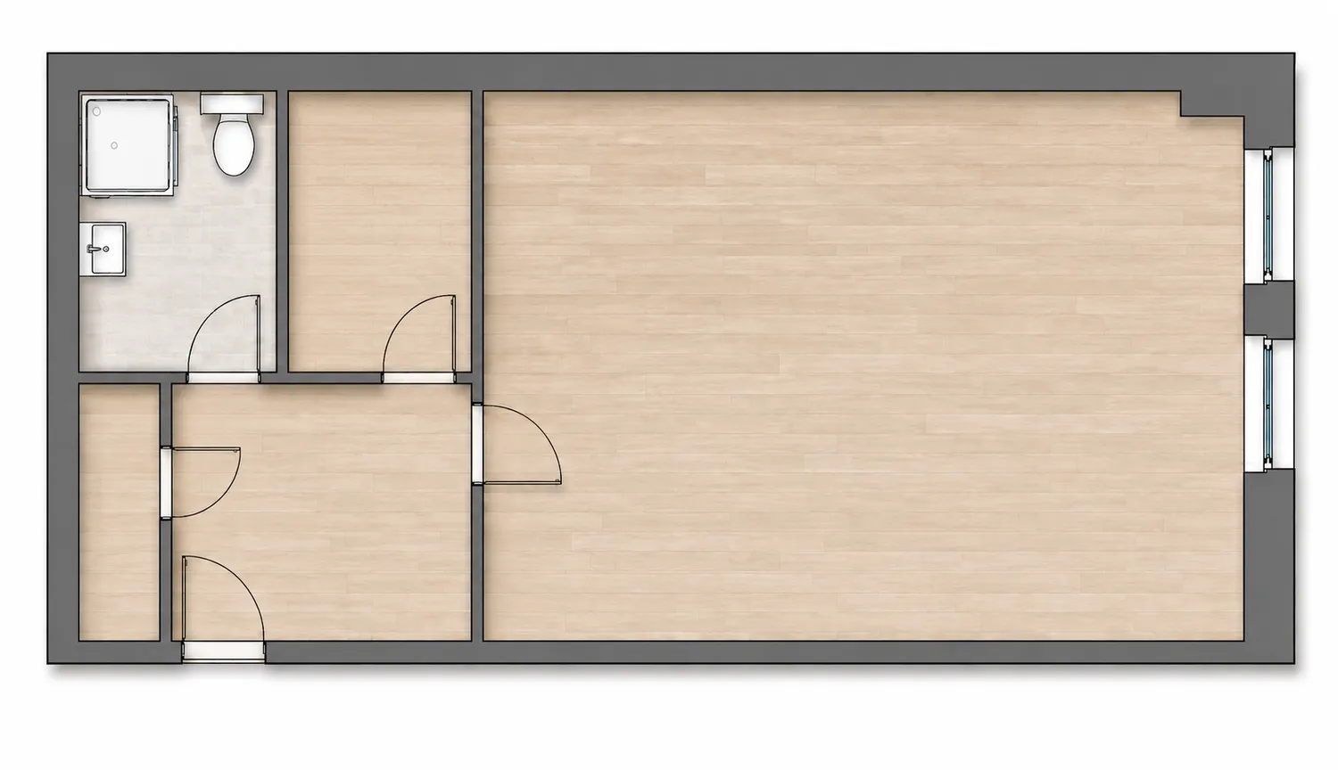 1 Zimmer Wohnung mit 49 m² in Halle (Saale) – Bild 10