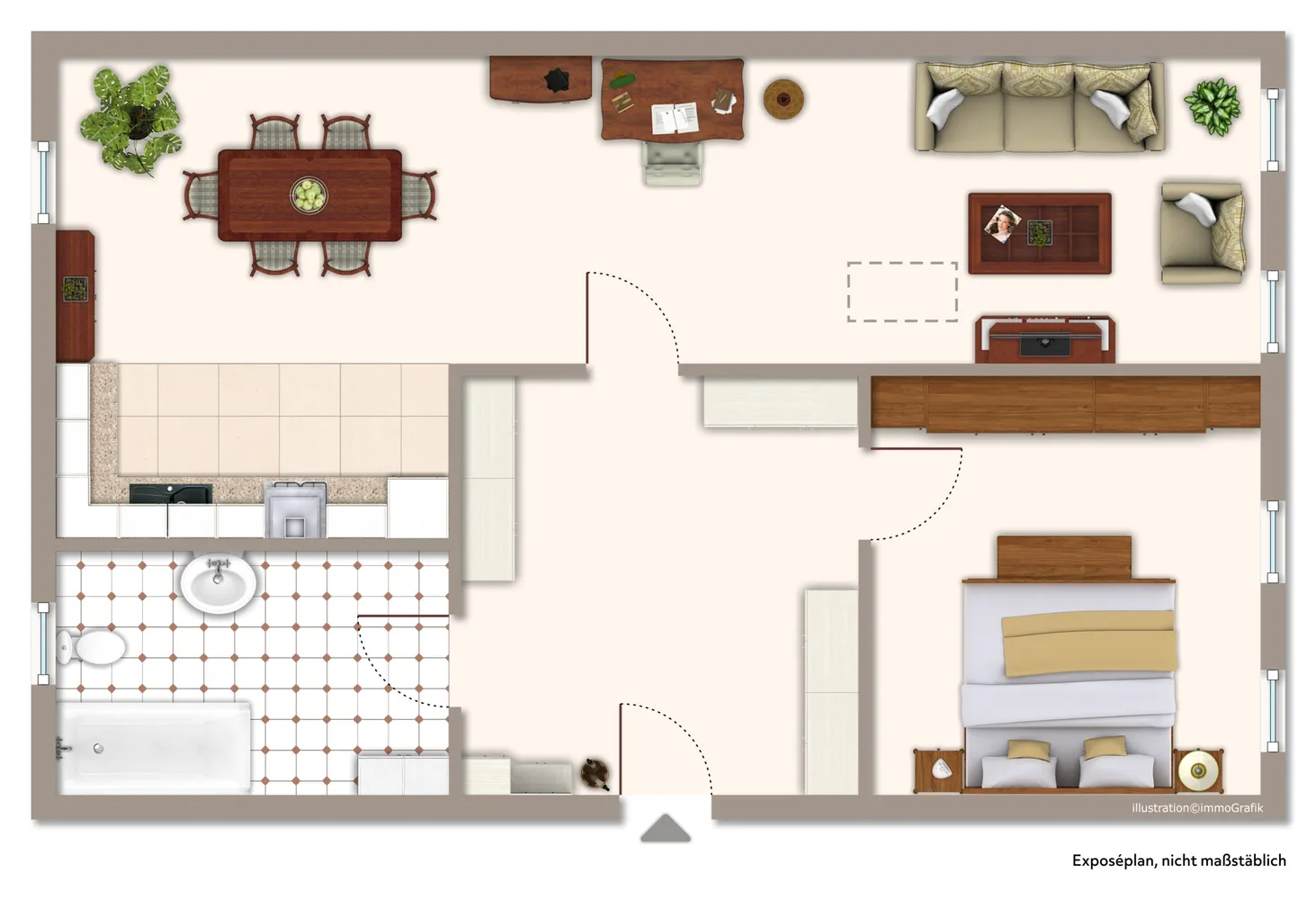 4 Zimmer Wohnung mit 51 m² in Bochum – Bild 2