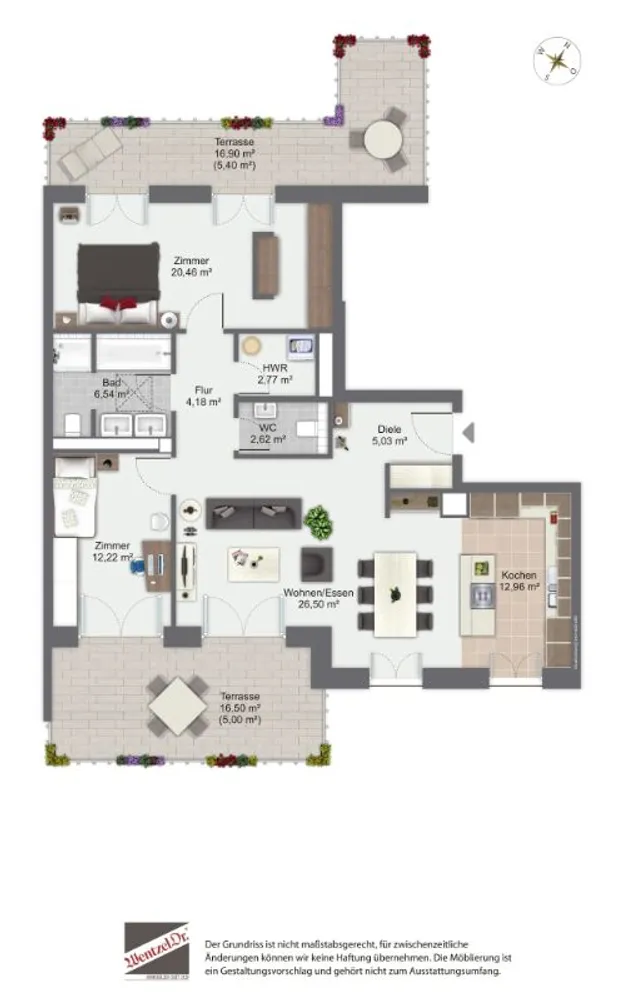 3 Zimmer Wohnung mit 104 m² in Hamburg – Bild 5