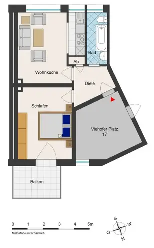 2 Zimmer Wohnung mit 41 m² in Essen – Bild 10
