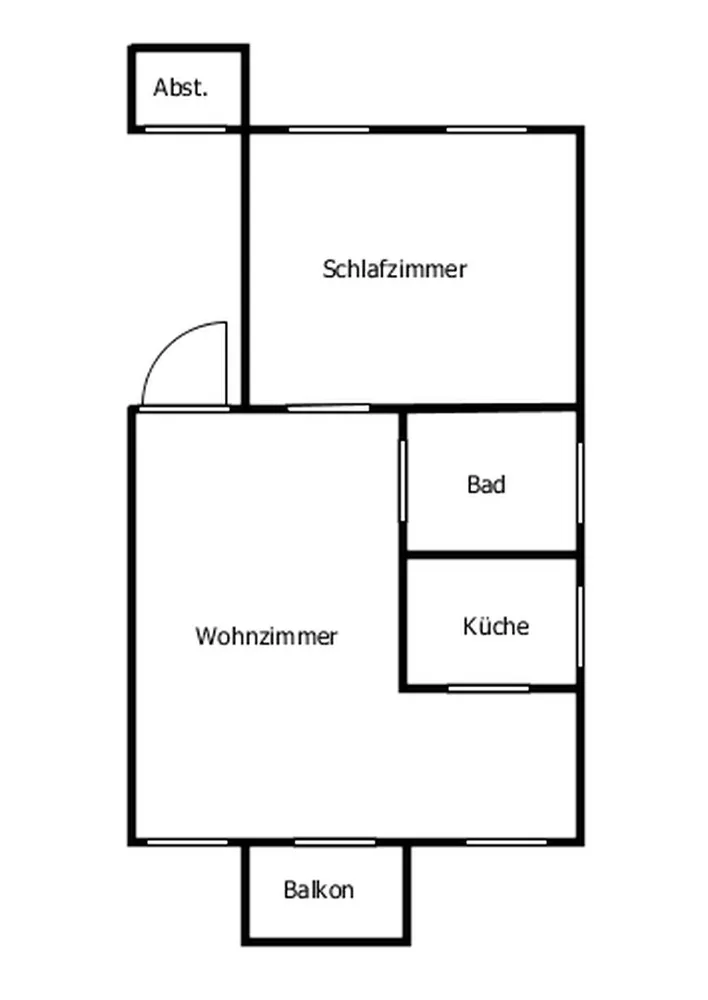 2 Zimmer Wohnung mit 50 m² in Borna – Bild 3