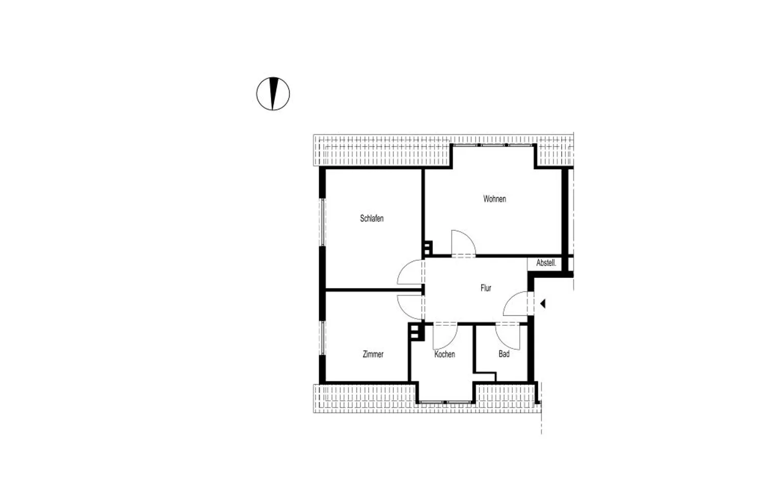 3 Zimmer Wohnung mit 64 m² in Lüdenscheid – Bild 2
