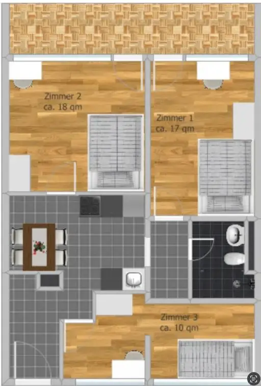 2 Zimmer Wohnung mit 10 m² in München – Bild 9