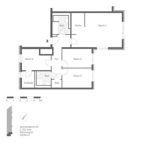 4 Zimmer Wohnung mit 104 m² in Berlin – Bild 3