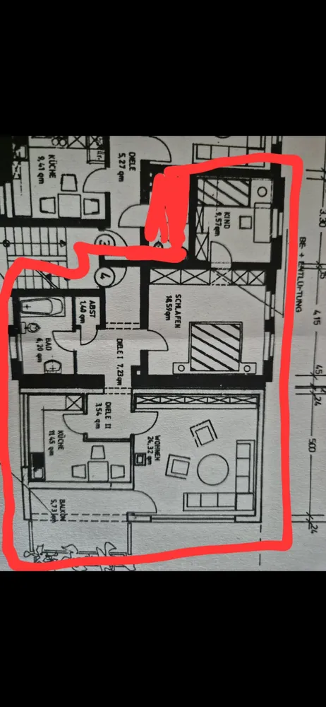 3 Zimmer Wohnung mit 89 m² in Wuppertal – Bild 1