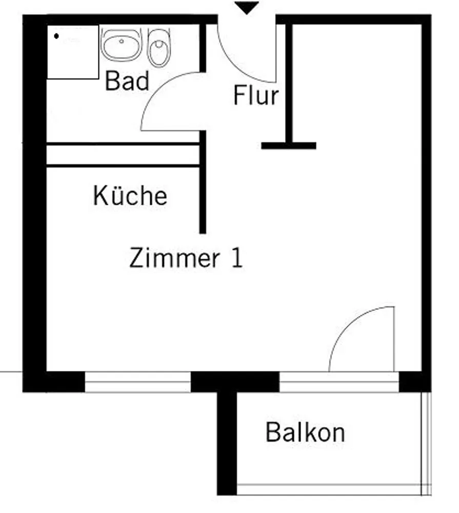 1 Zimmer Wohnung mit 30 m² in Halle (Saale) – Bild 7