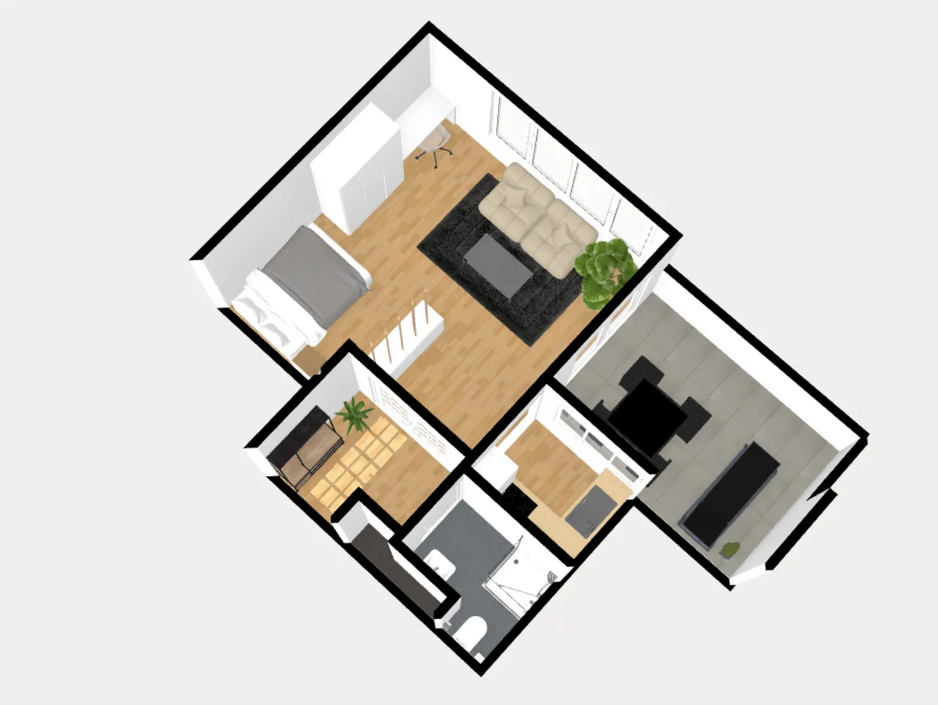 1 room apartment with 36 m² in Bonn – Photo 10