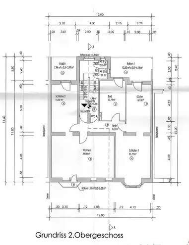 3 Zimmer Wohnung mit 125 m² in Düsseldorf – Bild 11