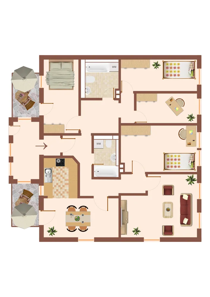 5 Zimmer Wohnung mit 122 m² in Gera – Bild 11