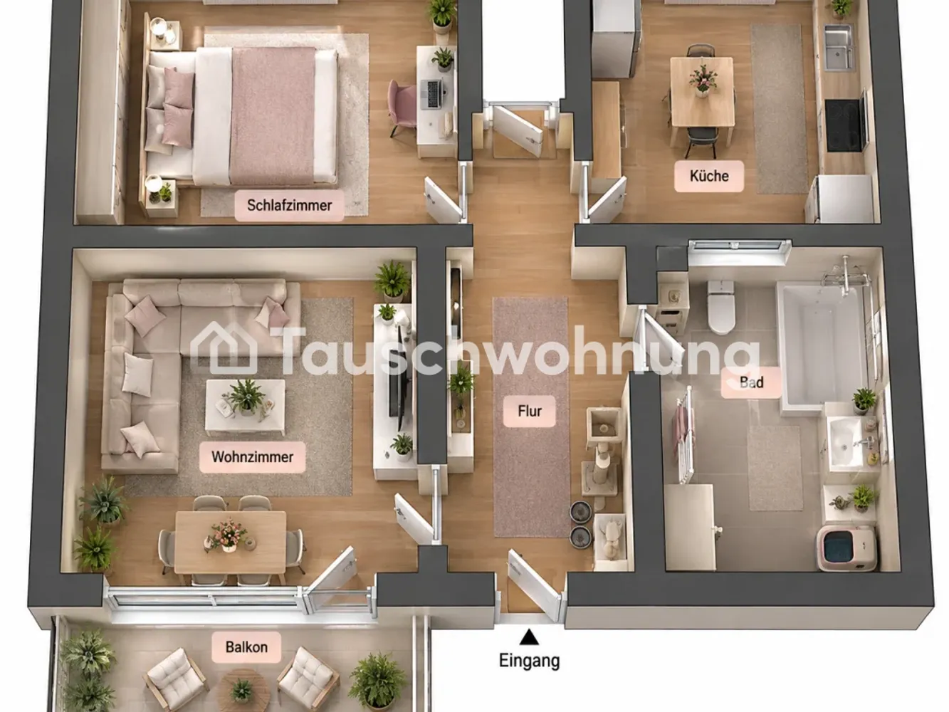 2 room apartment with 57 m² in Düsseldorf – Photo 1