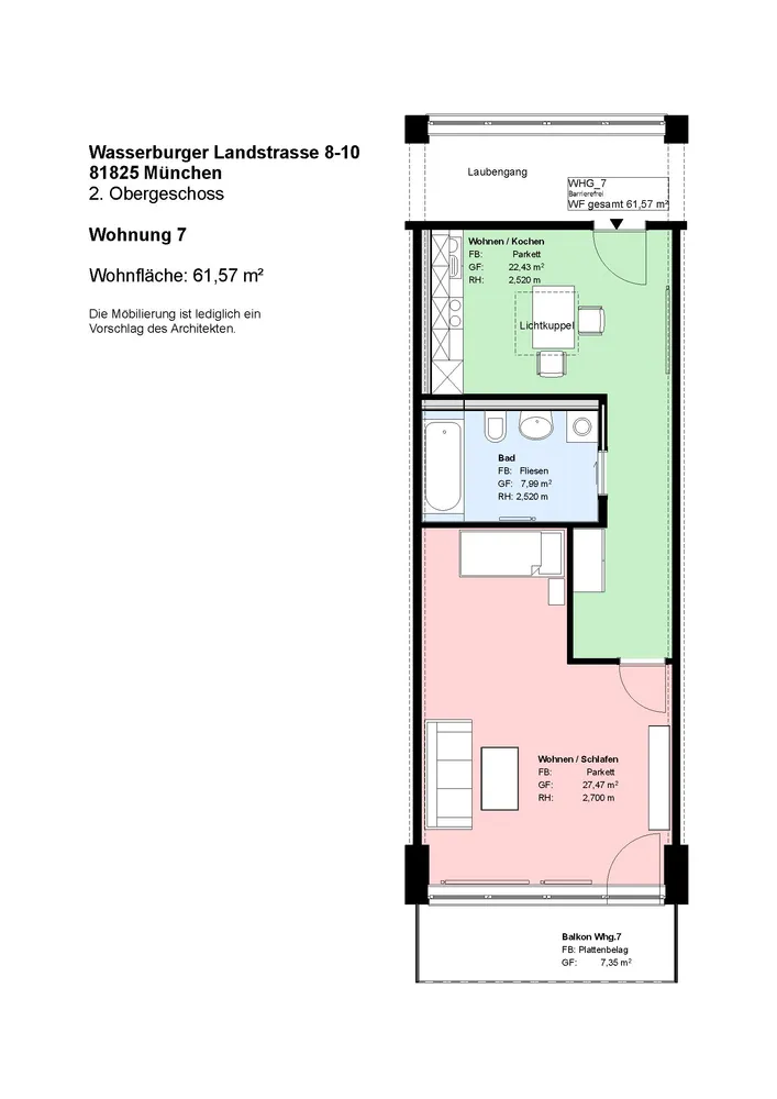 1 Zimmer Wohnung mit 62 m² in München – Bild 8