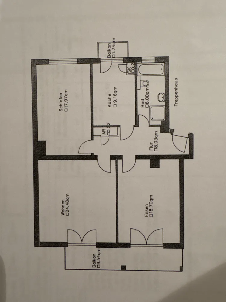 3 Zimmer Wohnung mit 92 m² in Mannheim – Bild 4