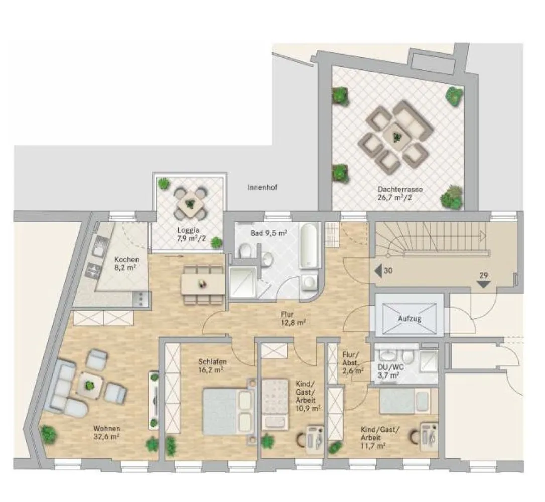 4 Zimmer Wohnung mit 127 m² in Dresden – Bild 8