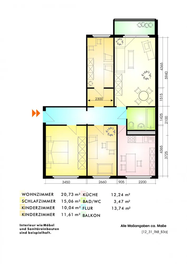 4 Zimmer Wohnung mit 88 m² in Leipzig – Bild 5