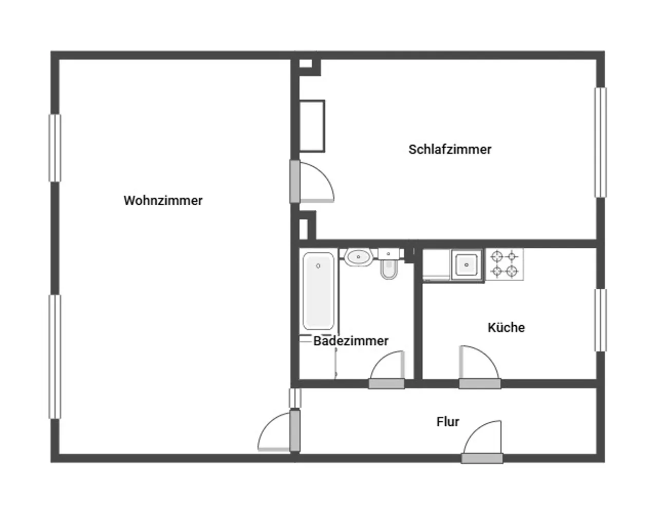 2 Zimmer Wohnung mit 66 m² in Dortmund – Bild 3