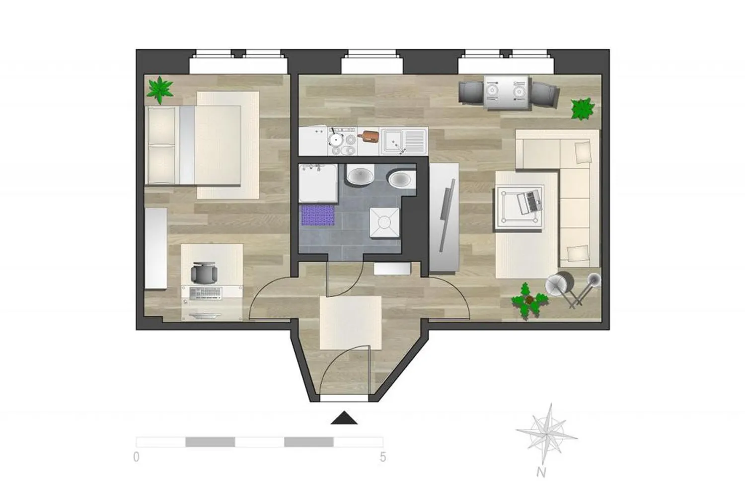 2 Zimmer Wohnung mit 48 m² in Chemnitz – Bild 7