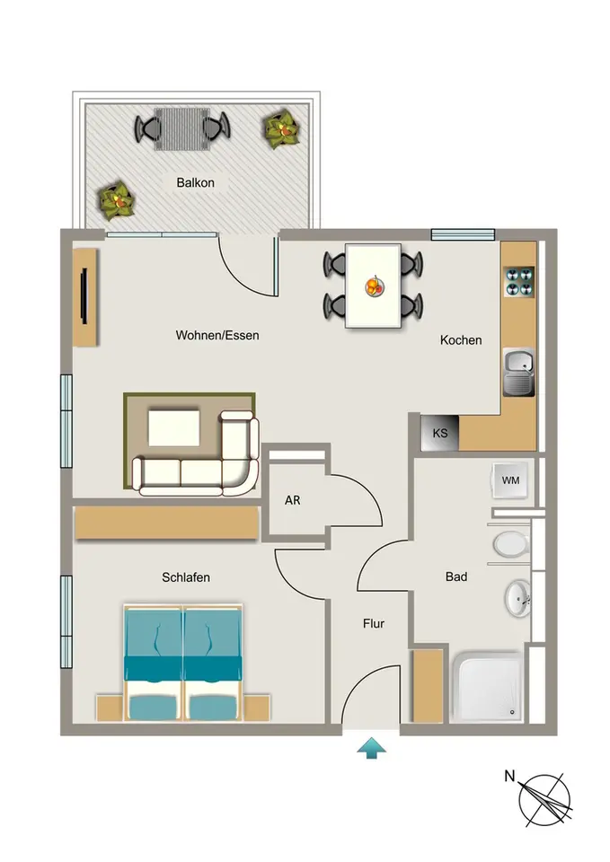 2 Zimmer Wohnung mit 62 m² in Bochum – Bild 5