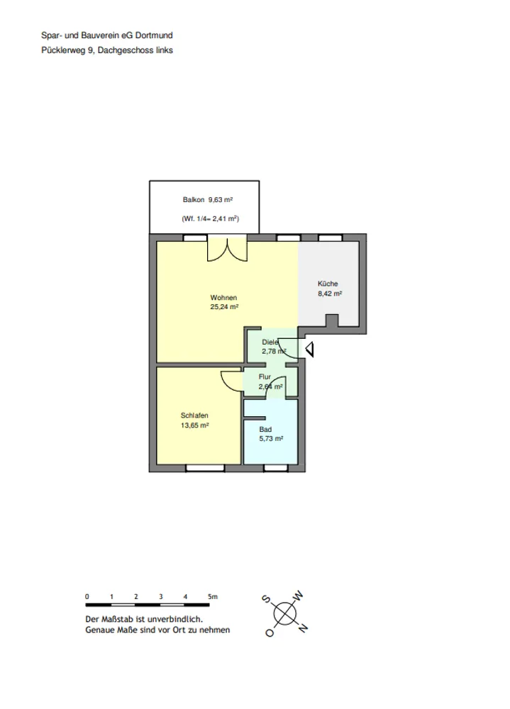 2 Zimmer Wohnung mit 61 m² in Dortmund – Bild 4