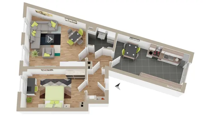 2 Zimmer Wohnung mit 68 m² in Wuppertal – Bild 5