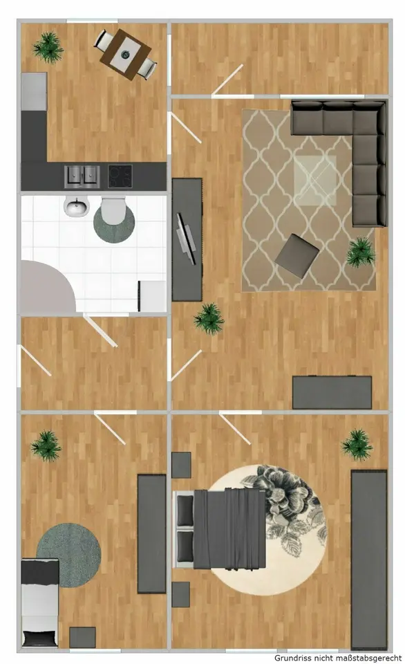 3 Zimmer Wohnung mit 57 m² in Köthen – Bild 6