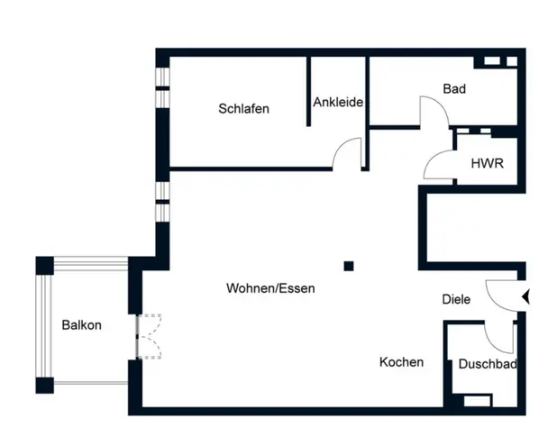 2 Zimmer Wohnung mit 100 m² in Frankfurt am Main – Bild 7