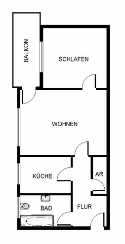 2 Zimmer Wohnung mit 53 m² in Bochum – Bild 3