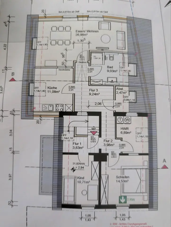 3 Zimmer Wohnung mit 100 m² in Xanten – Bild 9
