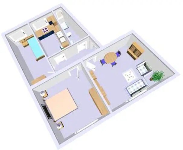 3 Zimmer Wohnung mit 48 m² in Kiel – Bild 2
