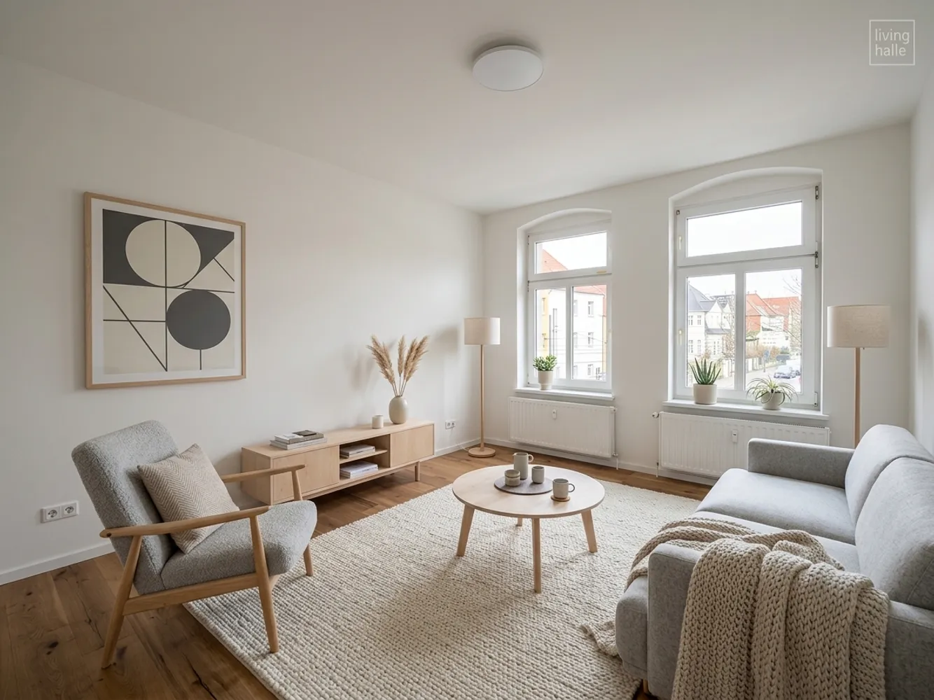 2 Zimmer Wohnung mit 60 m² in Halle (Saale) – Bild 2