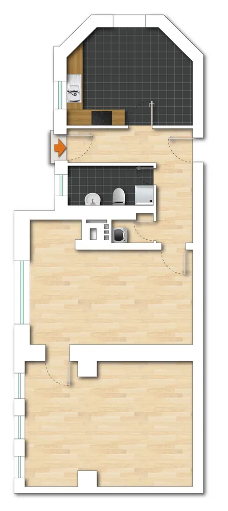 2 Zimmer Wohnung mit 80 m² in Wiesbaden – Bild 9