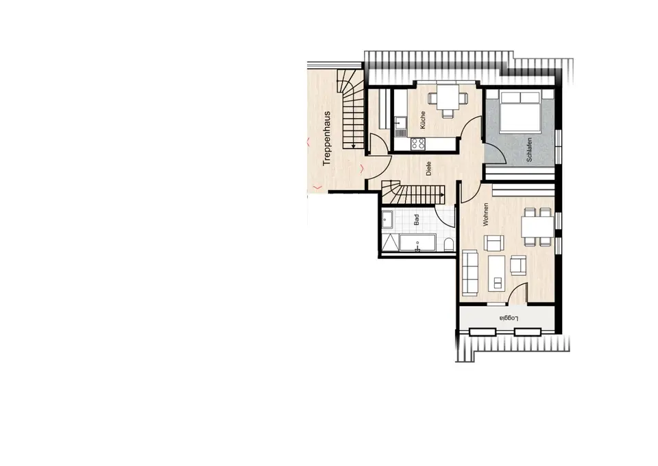 2 Zimmer Wohnung mit 120 m² in Leer – Bild 9