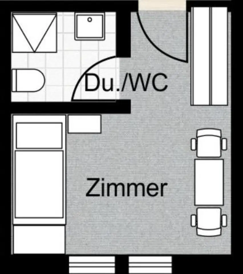 2 Zimmer Wohnung mit 25 m² in Aalen – Bild 9