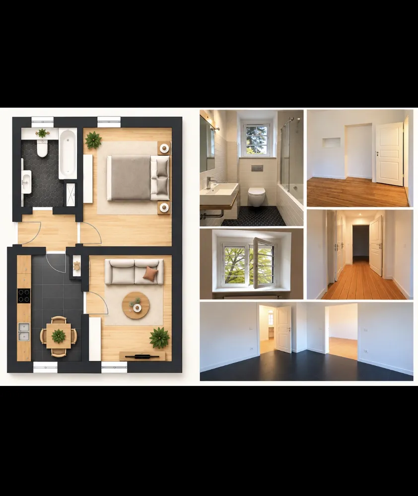 2 room apartment with 48 m² in Munich – Photo 3