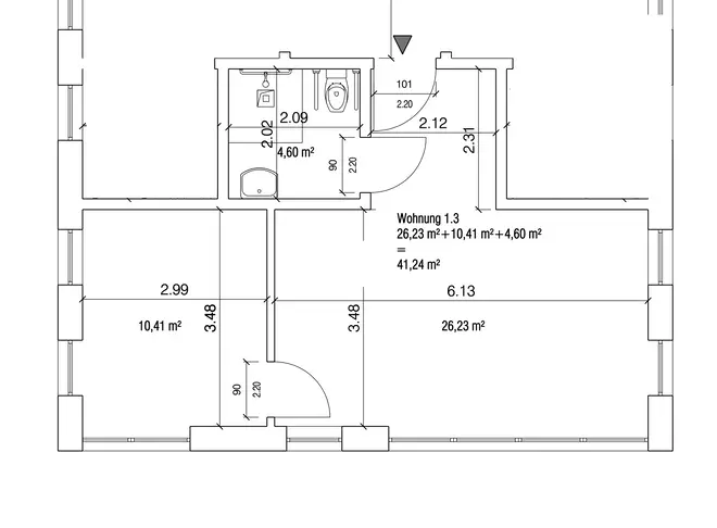 2 room apartment with 41 m² in Potsdam – Photo 9