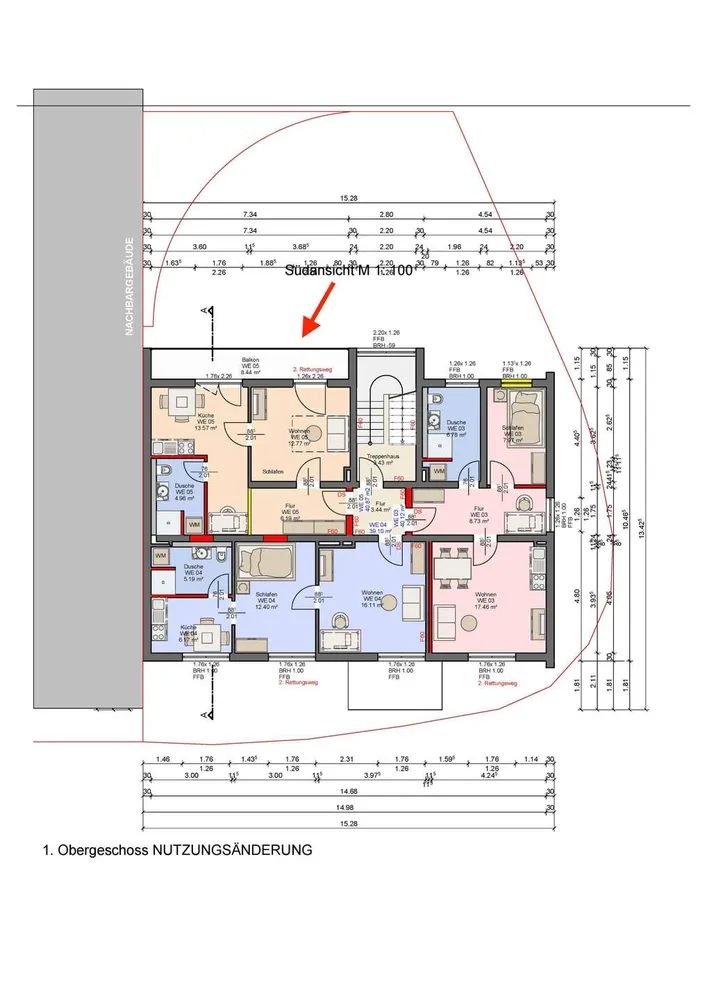 2 room apartment with 41 m² in Bonn – Photo 2