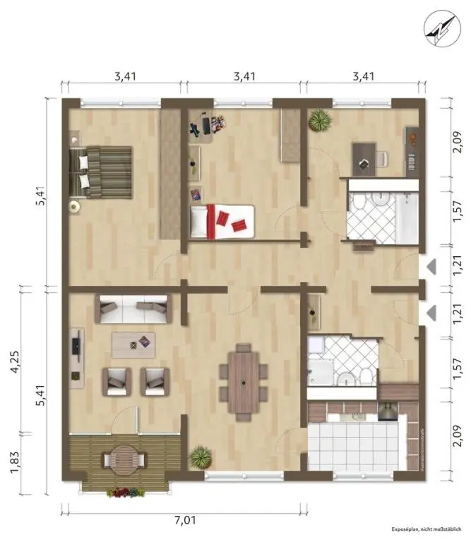 4 Zimmer Wohnung mit 107 m² in Hoyerswerda – Bild 5