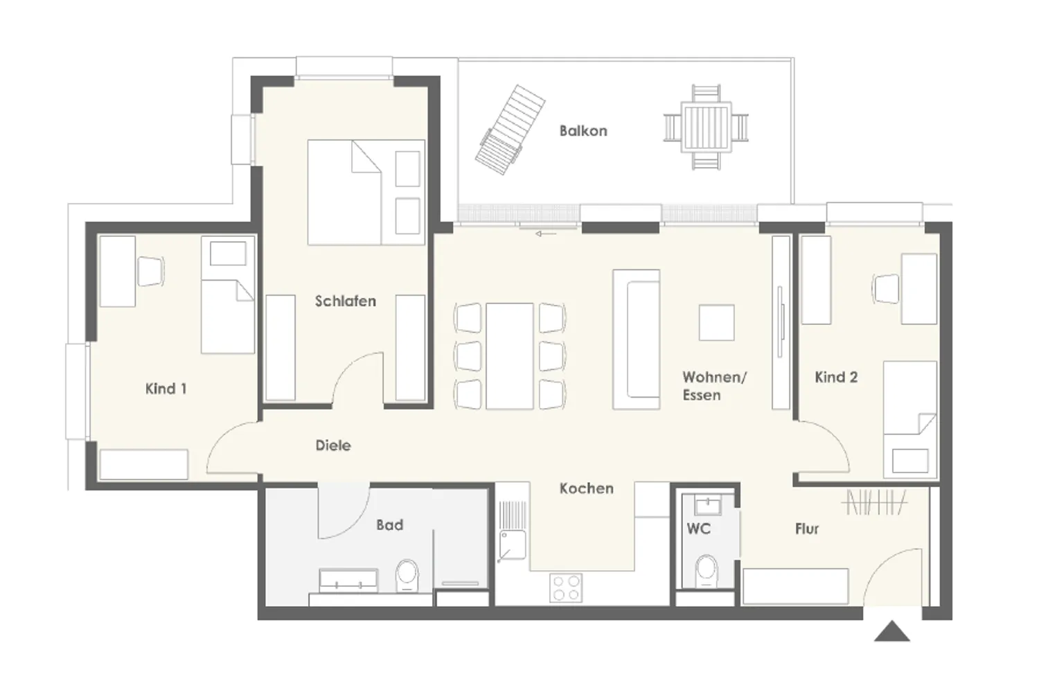 4 Zimmer Wohnung mit 96 m² in Stuttgart – Bild 2