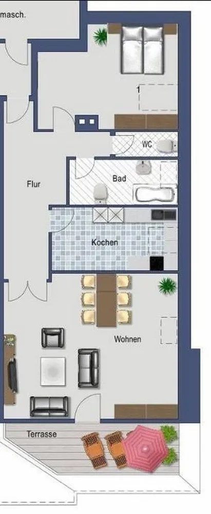 2 Zimmer Wohnung mit 96 m² in Augsburg – Bild 11