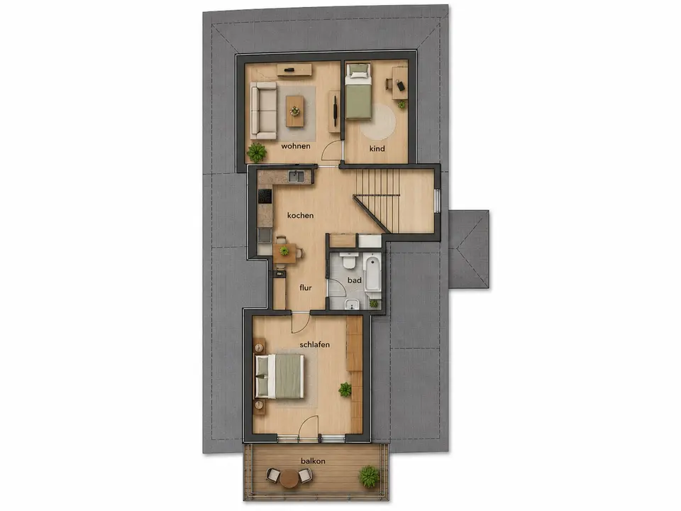 3 Zimmer Wohnung mit 73 m² in Pforzheim – Bild 9