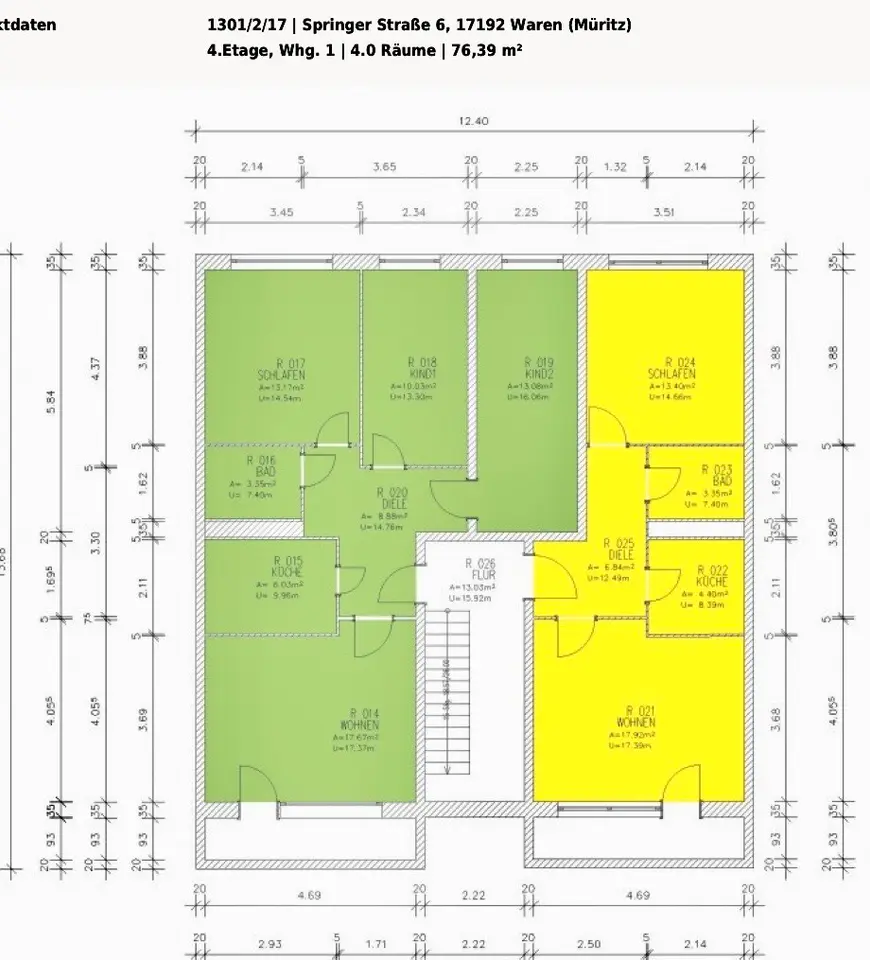 4 room apartment with 124 m² in Neubrandenburg – Photo 9