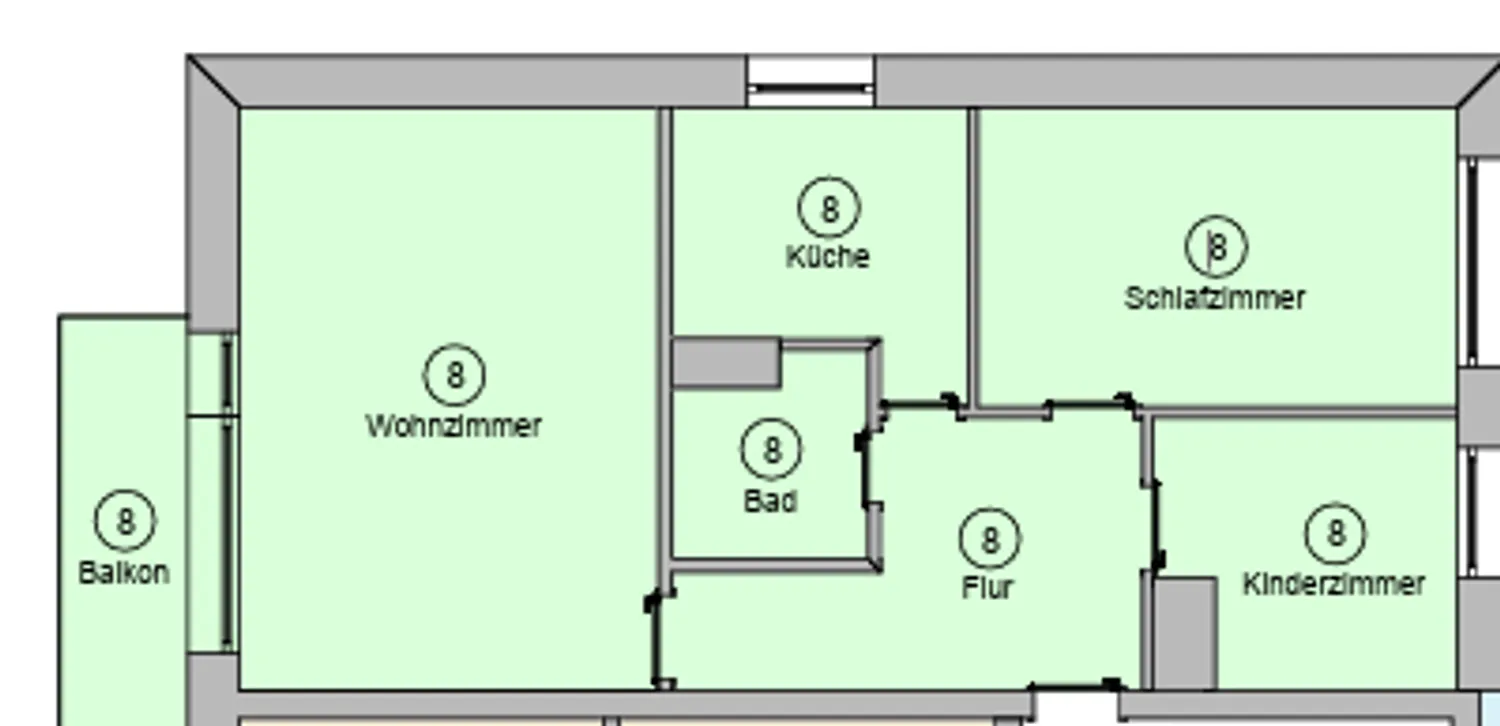 3 room apartment with 62 m² in Frankfurt am Main – Photo 7