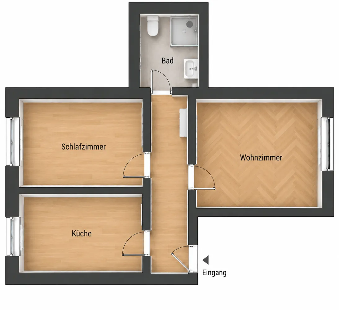 2 Zimmer Wohnung mit 50 m² in Osnabrück – Bild 7