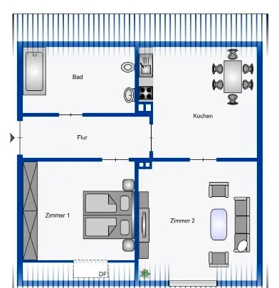 2 Zimmer Wohnung mit 50 m² in Bochum – Bild 10