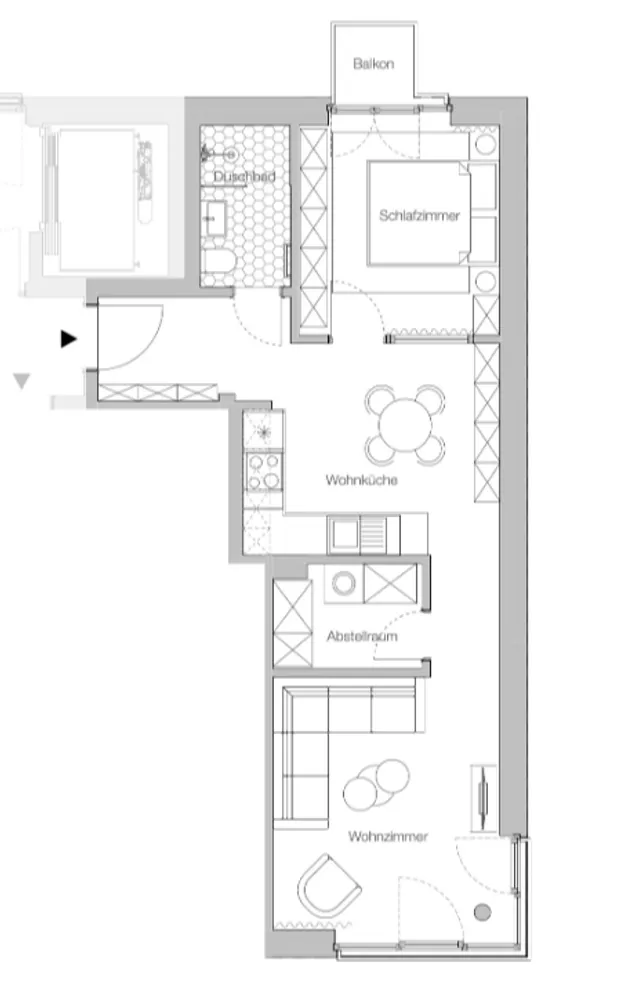 3 room apartment with 50 m² in Berlin – Photo 2