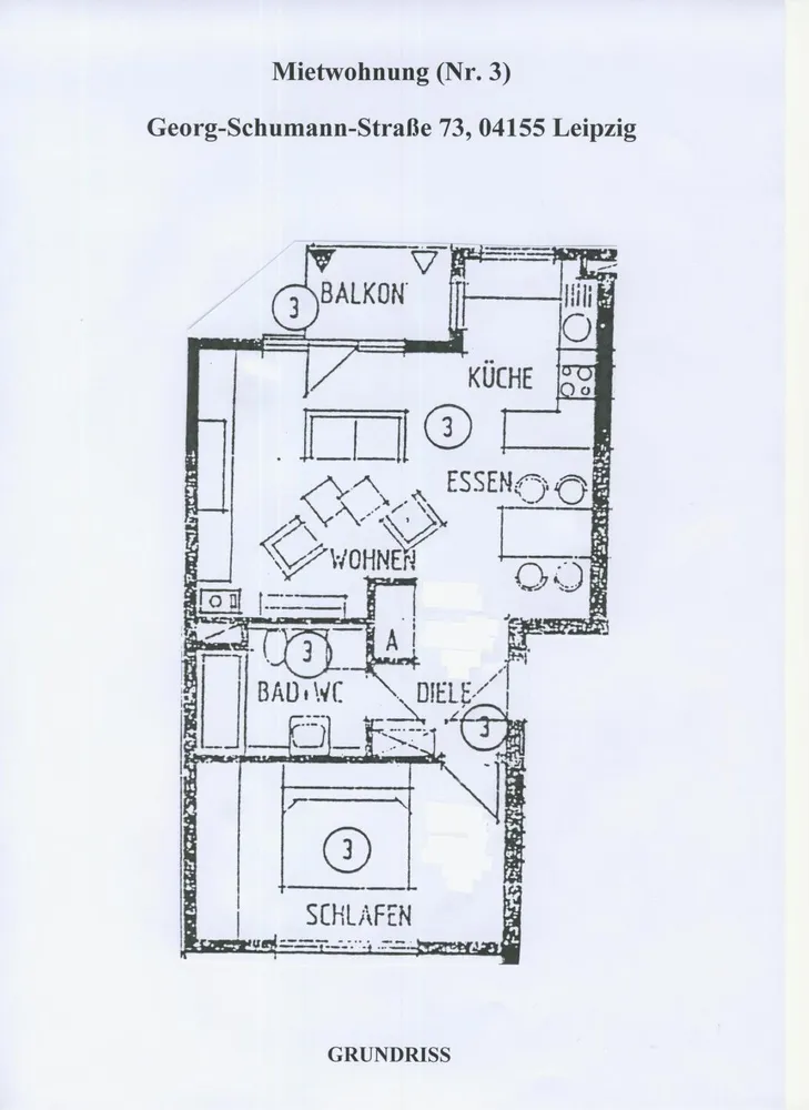 2 Zimmer Wohnung mit 55 m² in Leipzig – Bild 4