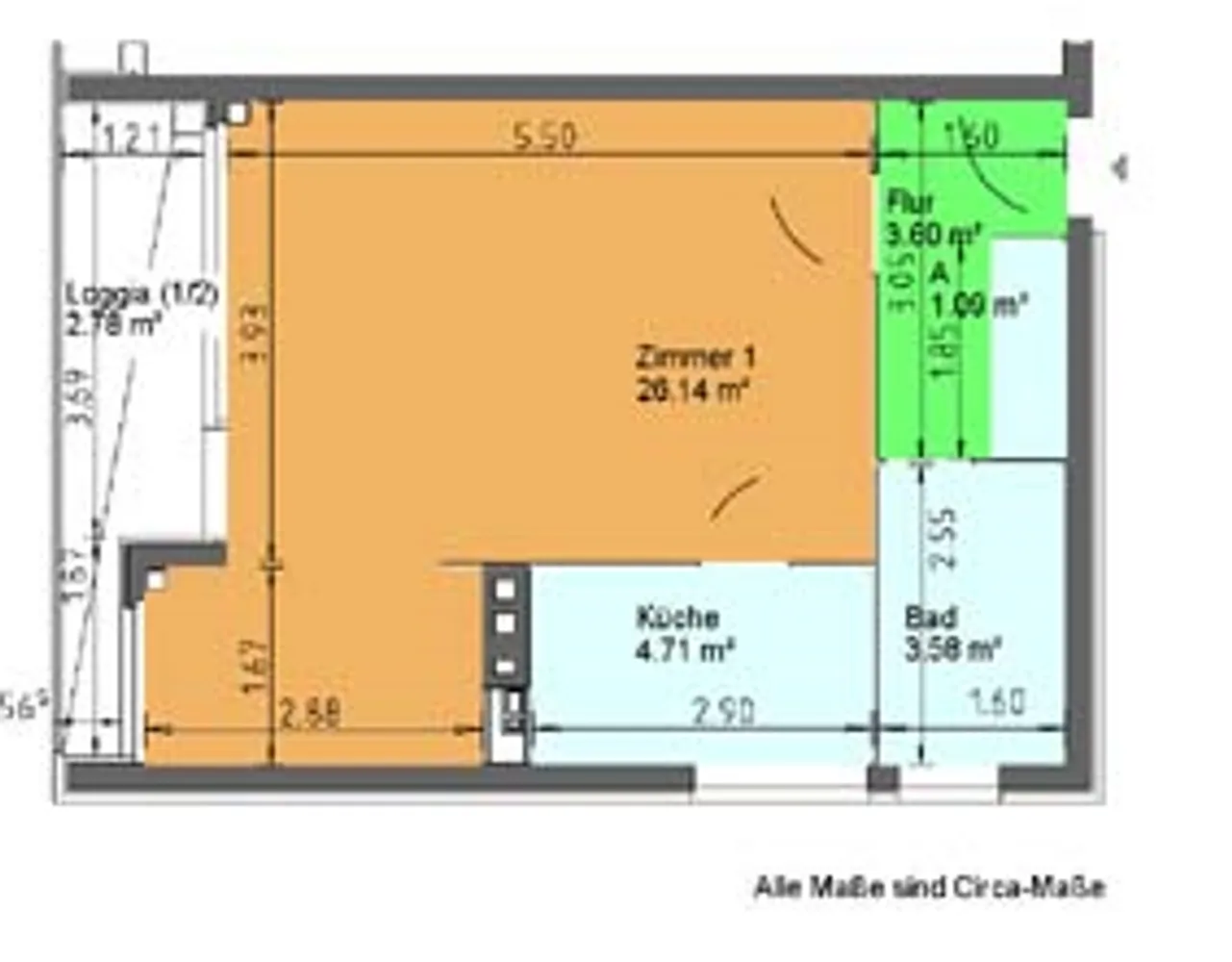 1 Zimmer Wohnung mit 42 m² in Berlin – Bild 8