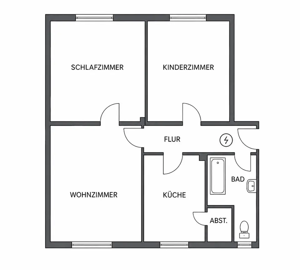 3 Zimmer Wohnung mit 72 m² in Wuppertal – Bild 7